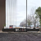 Meuble TV extensible avec tiroirs de rangement