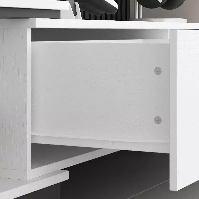 Meuble TV extensible avec tiroirs de rangement