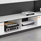 Meuble TV extensible avec tiroirs de rangement