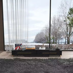 Meuble TV extensible avec tiroirs de rangement
