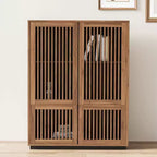 Buffet de ferme moderne du milieu du siècle, 34,84 pouces, couleur noyer