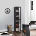 Kings Brand Furniture Romero Tall Curio Cabinet with 1 Door