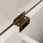 Banc de rangement d'angle en L avec assise rembourrée