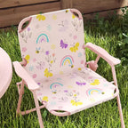 Ensemble table de pique-nique et chaises pour enfants avec parasol, 2 chaises pliantes, pour jardin et terrasse