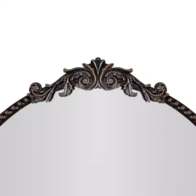 Miroir rond en métal