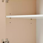 Meuble de rangement avec tiroirs et étagères pour salon – Blanc