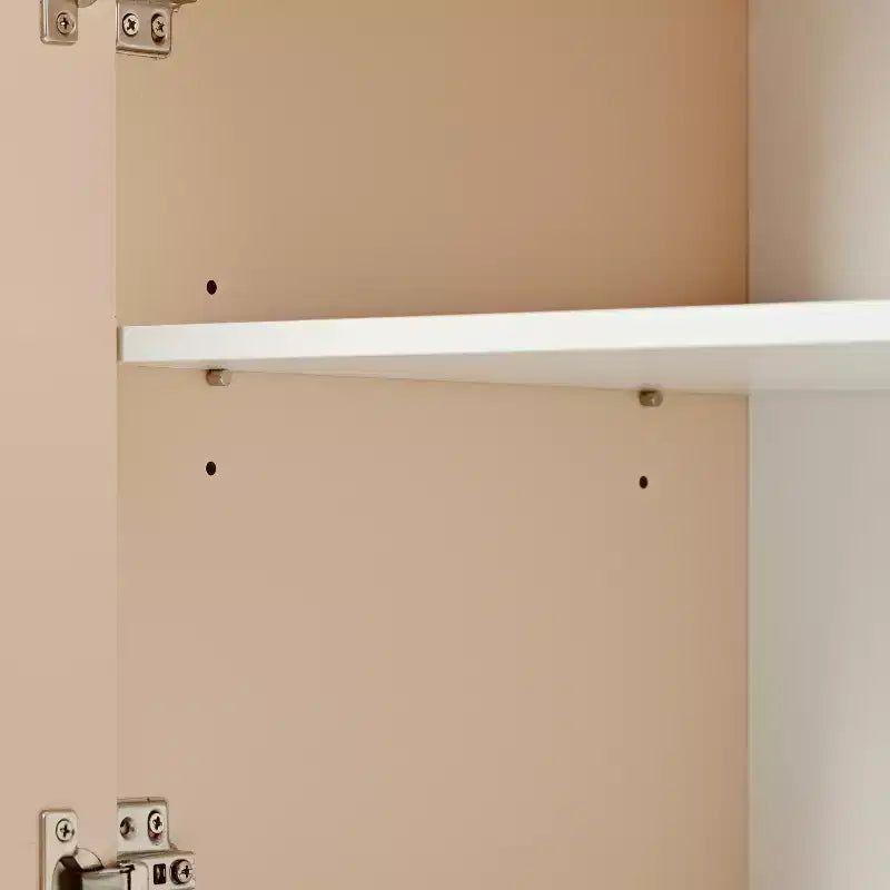 Meuble de rangement avec tiroirs et étagères pour salon – Blanc