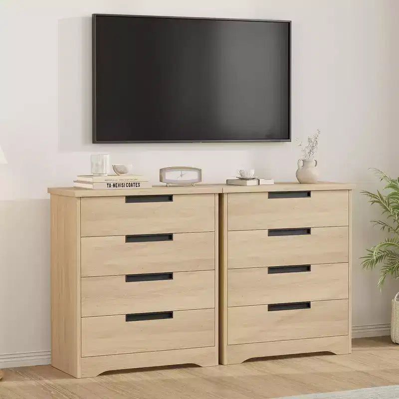 Commode à 4 tiroirs avec rangement – Chambre, chambre d'enfant et entrée