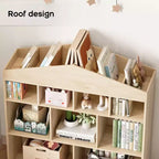 Étagère à livres et organiseur de jouets en bois pour enfants, 41 po, 9 compartiments