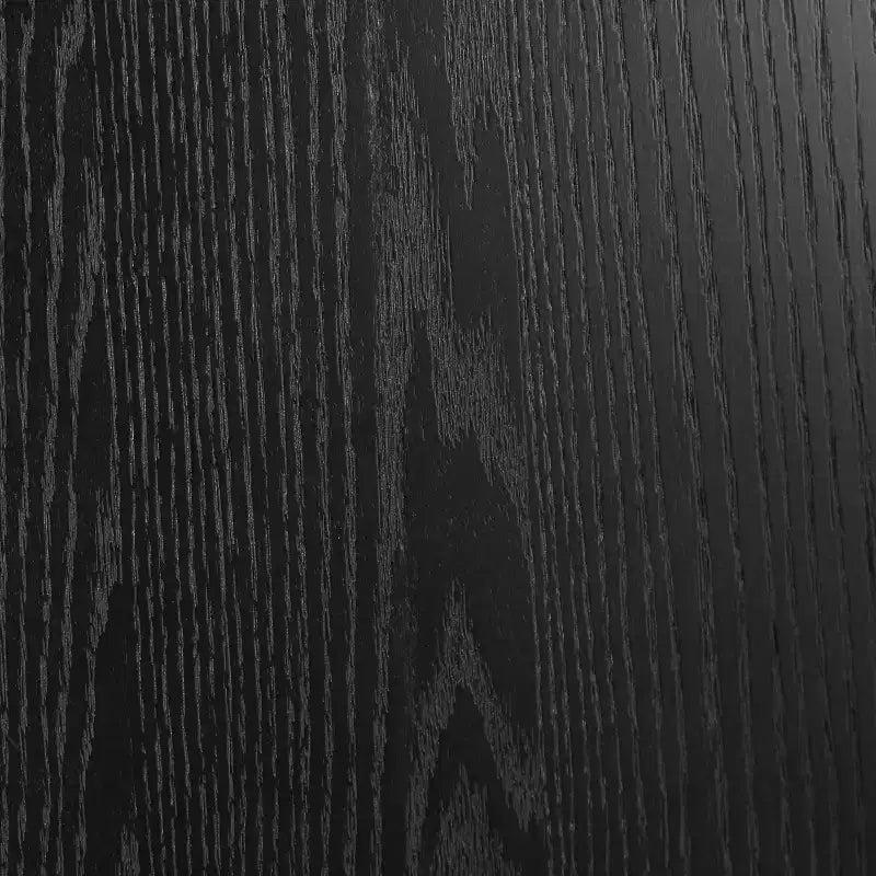 Table à manger ronde en bois de 45 pouces pour 4, pied central noir
