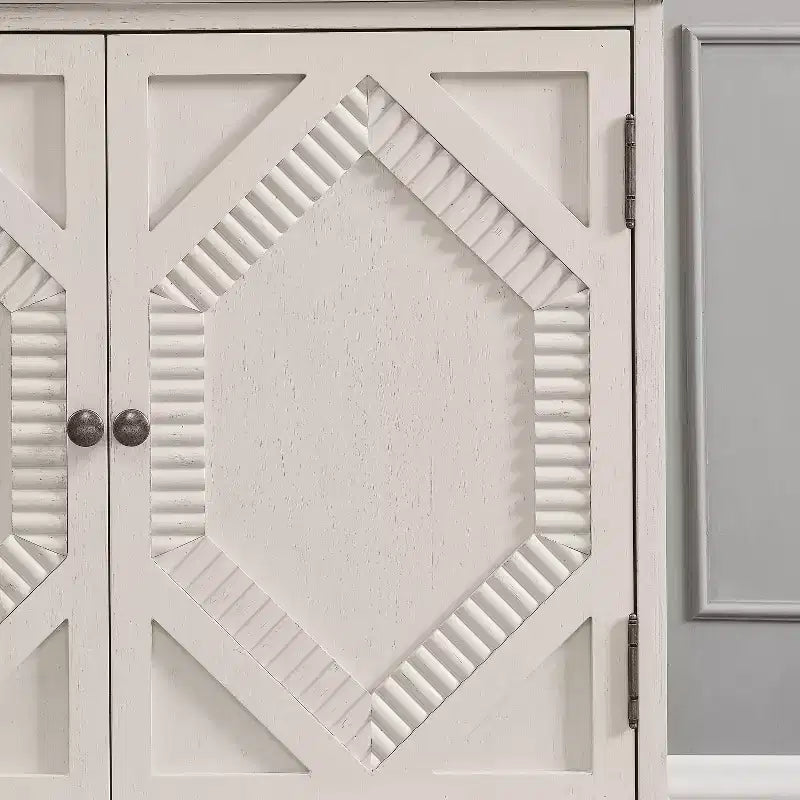 Bahut/Buffet Mid-century avec 4 Portes et 4 Étagères