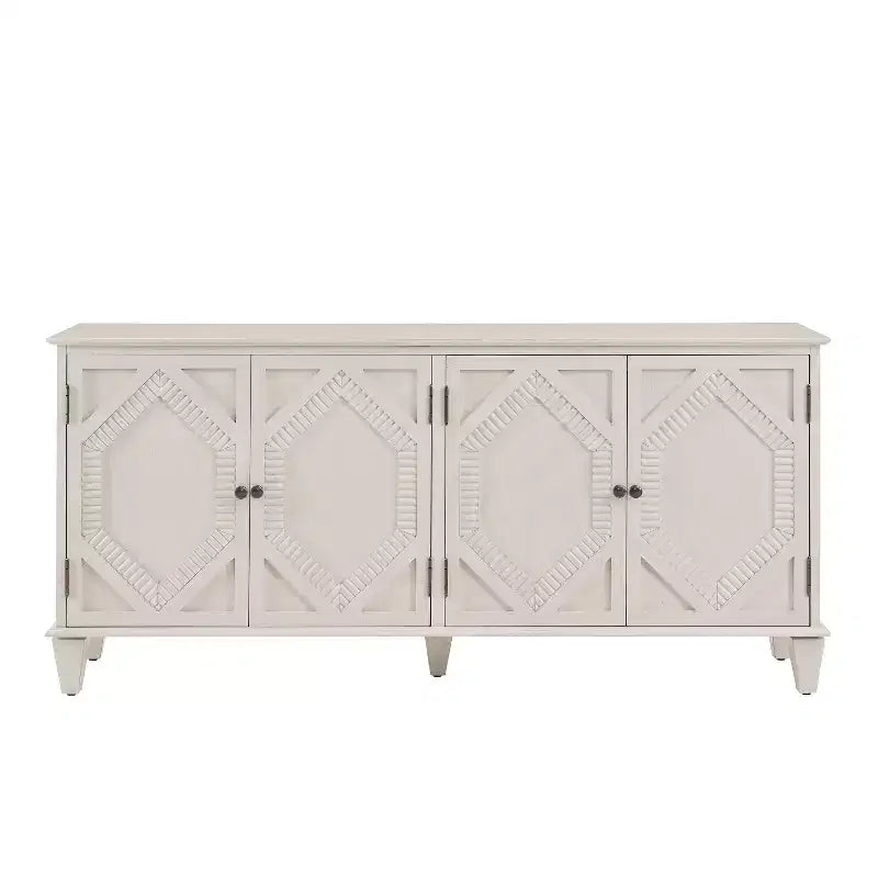 Bahut/Buffet Mid-century avec 4 Portes et 4 Étagères