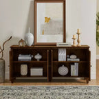 Bahut/Buffet Mid-century avec 4 Portes et 4 Étagères