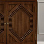 Bahut/Buffet Mid-century avec 4 Portes et 4 Étagères