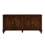 Bahut/Buffet Mid-century avec 4 Portes et 4 Étagères