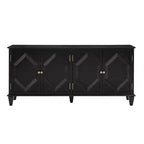 Bahut/Buffet Mid-century avec 4 Portes et 4 Étagères