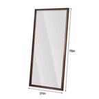 Miroir pleine longueur 70x32 pouces avec cadre en bois