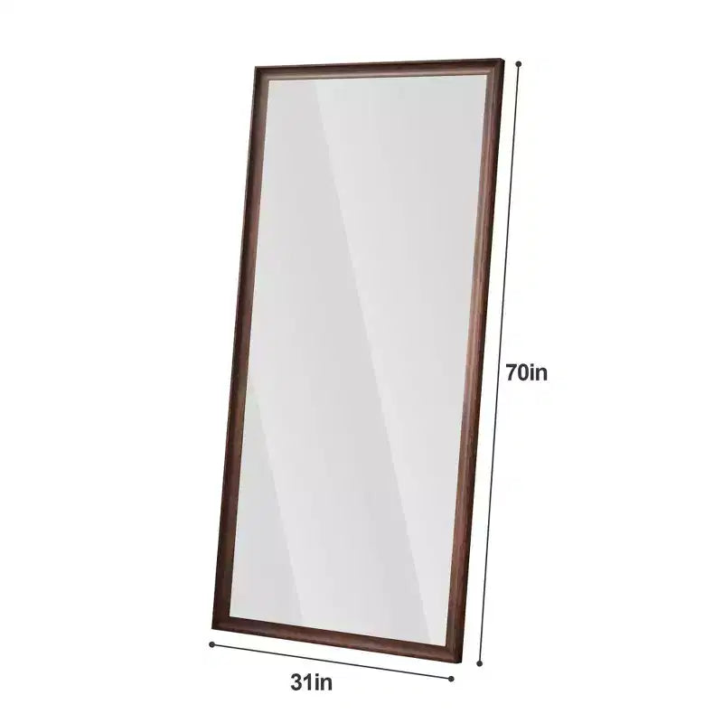 Miroir pleine longueur 70x32 pouces avec cadre en bois