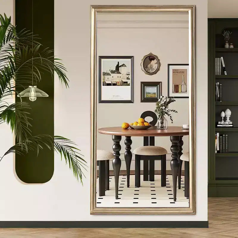Miroir pleine longueur 70x32 pouces avec cadre en bois