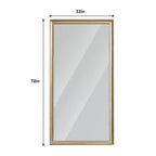 Miroir pleine longueur 70x32 pouces avec cadre en bois