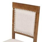 Ensemble de salle à manger extensible rond 5 pièces pour 4 personnes avec chaises rembourrées