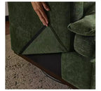 Fauteuil d'appoint pivotant moderne avec coussin de dossier