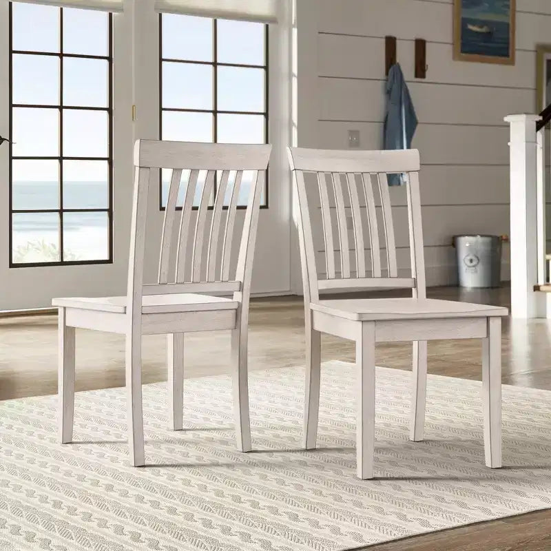 Chaises de salle à manger Mission Back Wood (Lot de 2)