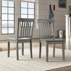 Chaises de salle à manger Mission Back Wood (Lot de 2)