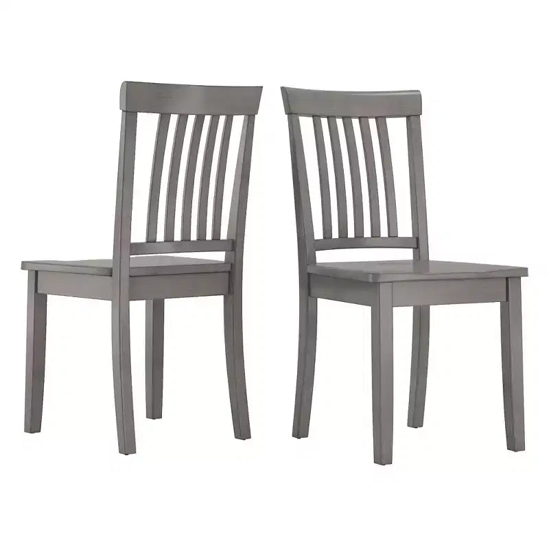 Chaises de salle à manger Mission Back Wood (Lot de 2)