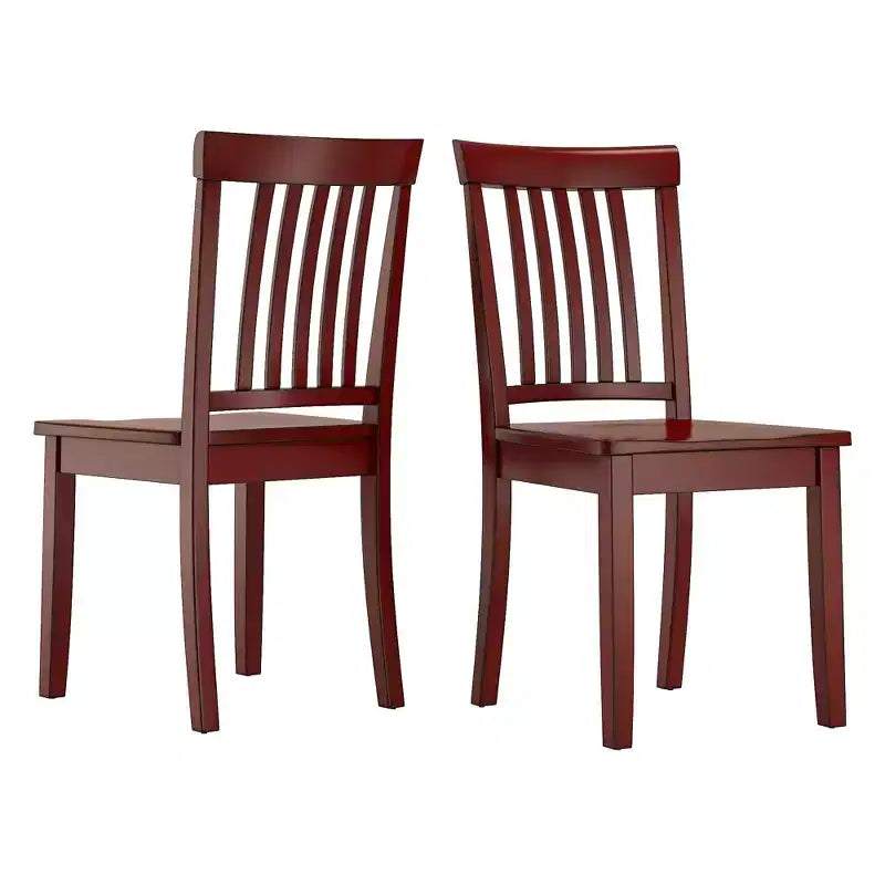 Chaises de salle à manger Mission Back Wood (Lot de 2)