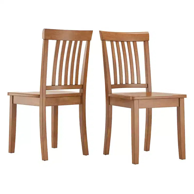 Chaises de salle à manger Mission Back Wood (Lot de 2)