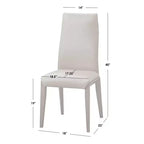 Ensemble de salle à manger 5 pièces, table ronde 150 cm aspect bois flotté et chaises en cuir taupe