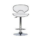 Tabouret de bar réglable en hauteur avec assise rembourrée