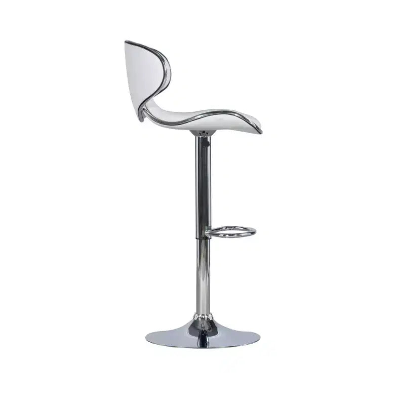 Tabouret de bar réglable en hauteur avec assise rembourrée