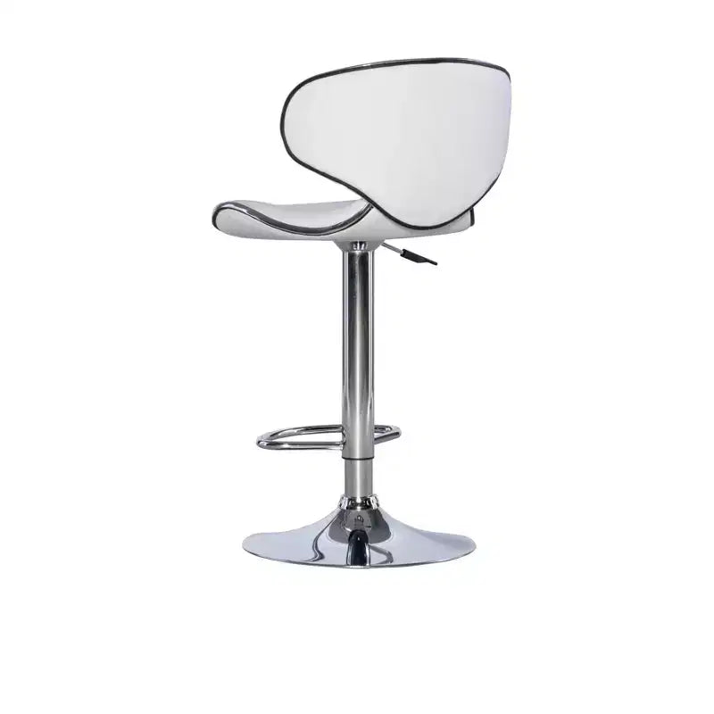 Tabouret de bar réglable en hauteur avec assise rembourrée