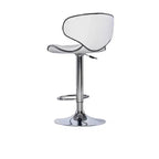 Tabouret de bar réglable en hauteur avec assise rembourrée