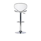 Tabouret de bar réglable en hauteur avec assise rembourrée