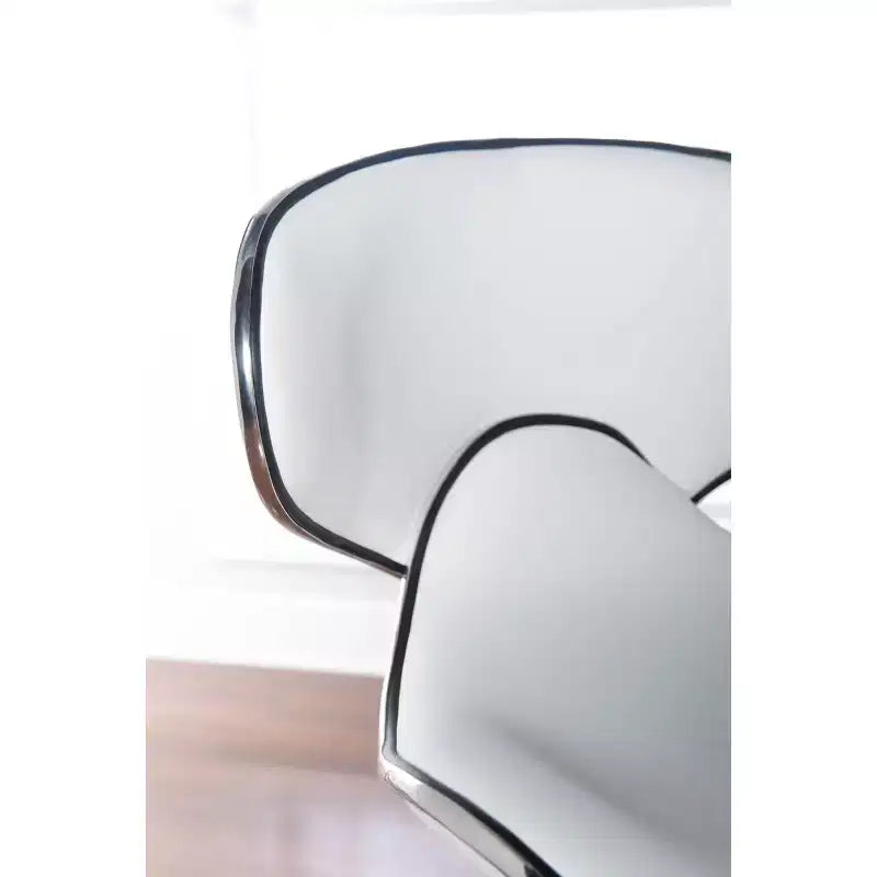 Tabouret de bar réglable en hauteur avec assise rembourrée