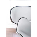 Tabouret de bar réglable en hauteur avec assise rembourrée