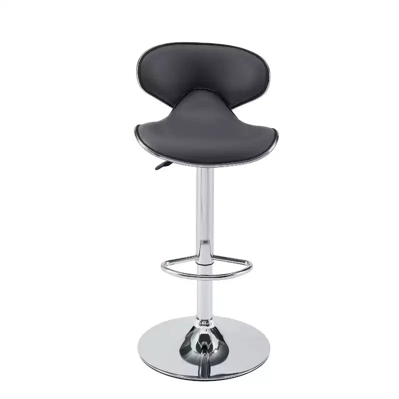 Tabouret de bar réglable en hauteur avec assise rembourrée
