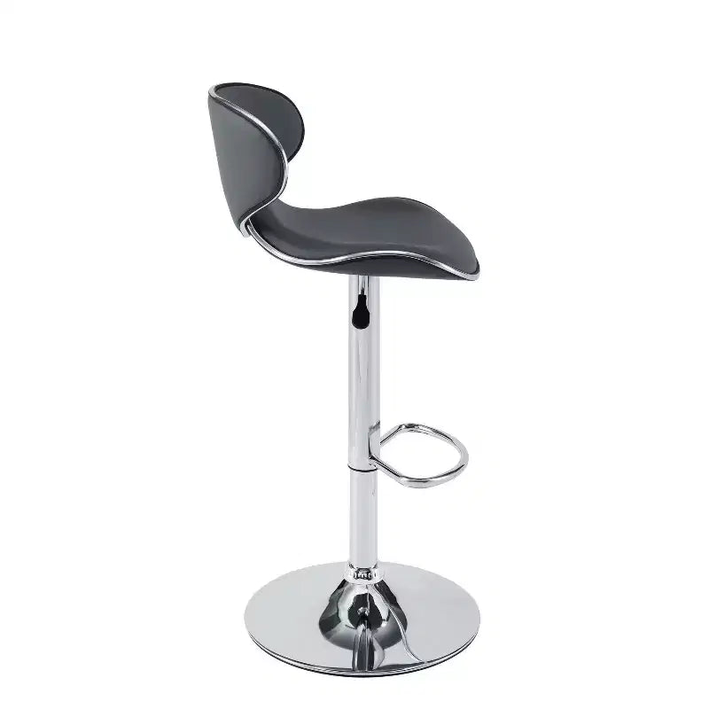 Tabouret de bar réglable en hauteur avec assise rembourrée