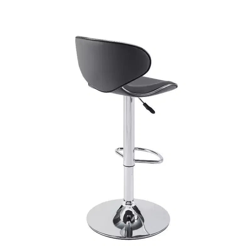 Tabouret de bar réglable en hauteur avec assise rembourrée