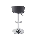 Tabouret de bar réglable en hauteur avec assise rembourrée