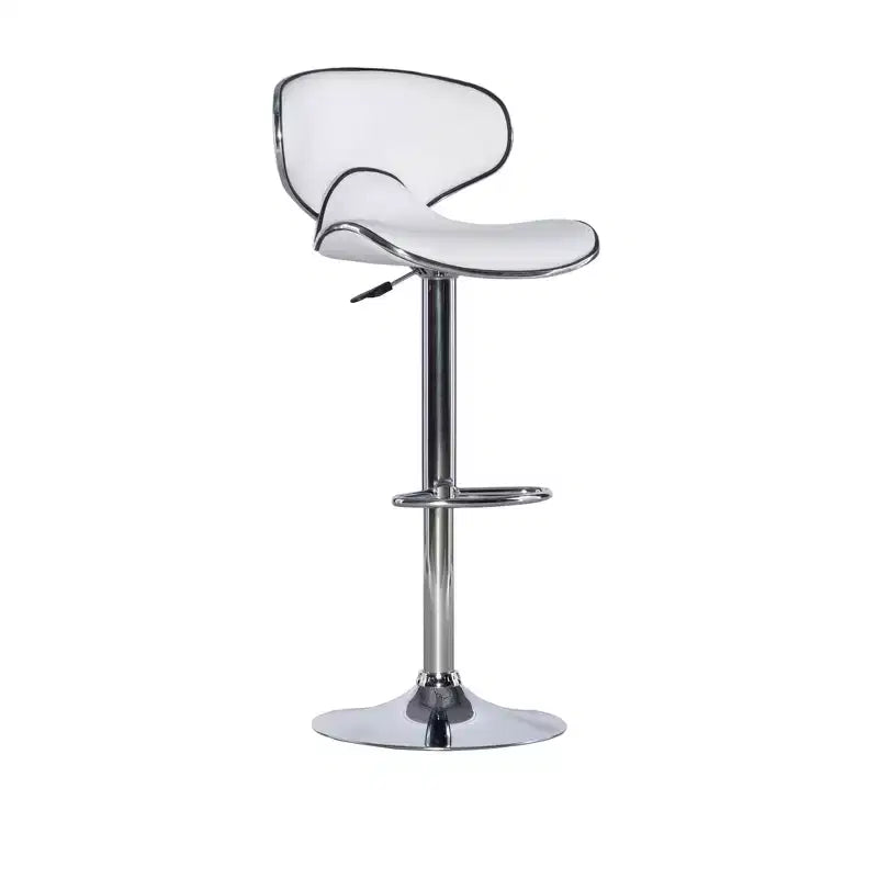 Tabouret de bar réglable en hauteur avec assise rembourrée
