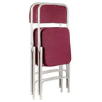 Lot de 2 chaises pliantes rembourrées