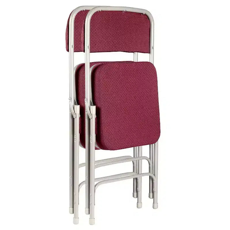 Lot de 2 chaises pliantes rembourrées
