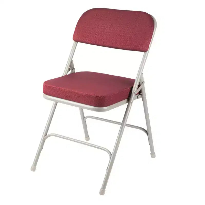 Lot de 2 chaises pliantes rembourrées