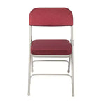 Lot de 2 chaises pliantes rembourrées