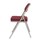 Lot de 2 chaises pliantes rembourrées