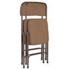 Lot de 2 chaises pliantes rembourrées